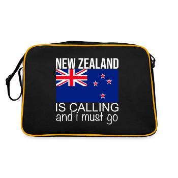 Dicton néo-zélandais - Sac Retro - noir/or - Dos