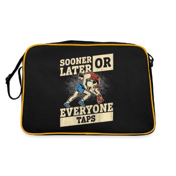Tôt ou tard, tout le monde tape sur Ringer Gift - Sac Retro - noir/or - Dos