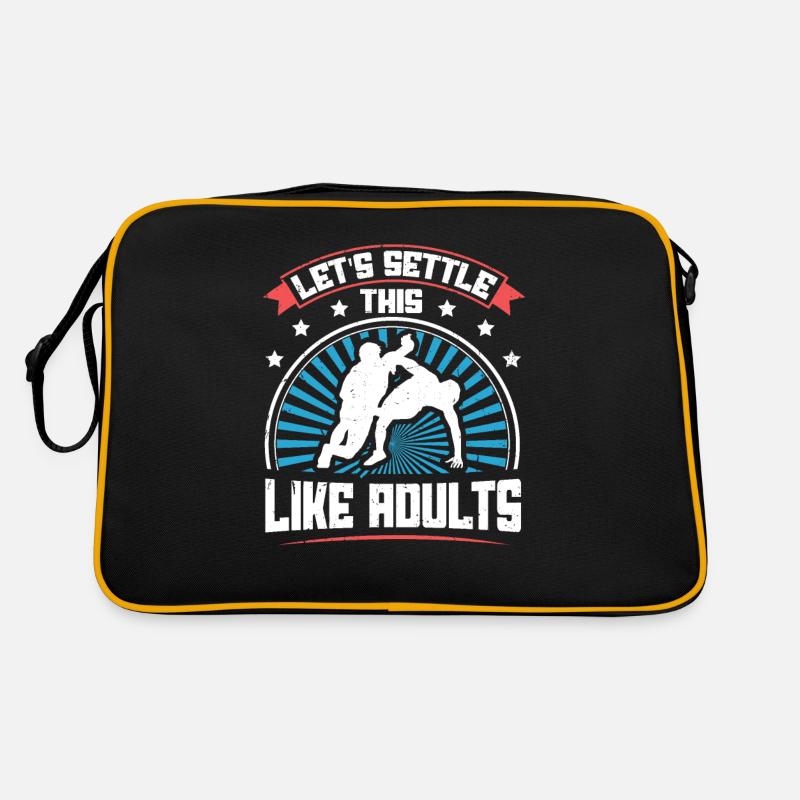 Lets Settle This Like Adults Ringer Gift Retro Bag