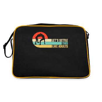 Réglons cela comme des adultes Ringer Gift - Sac Retro - noir/or - Dos
