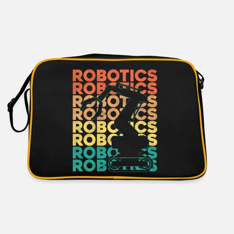 Robot Robotics Engineer Retro Retro Tasche