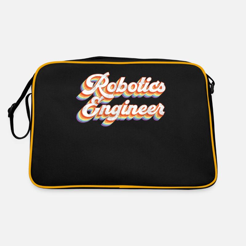 Robot Robotics Engineer Retro Retro Tasche