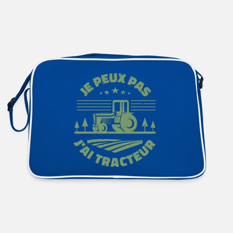 J'peux Pas J'ai Tracteur Sac Retro