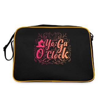 YO:GA O’Clock Yoga - Sac Retro - noir/or - Dos