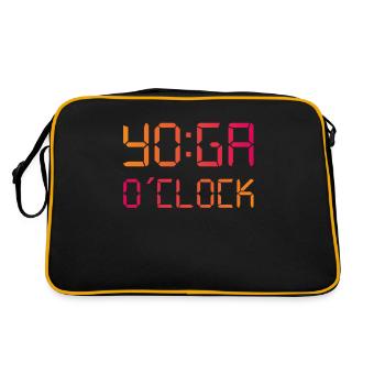 YO:GA O’Clock Yoga - Sac Retro - noir/or - Dos