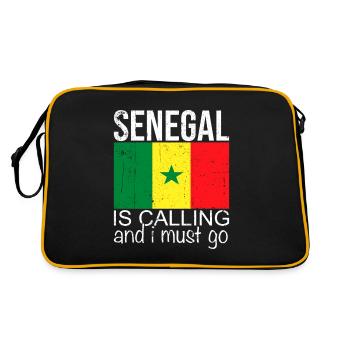 Senegal - Retro Bag - black/gold - Back