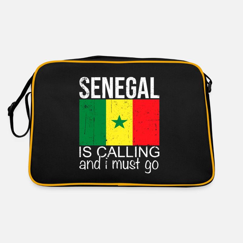 Sénégal - Sac Retro - noir/or