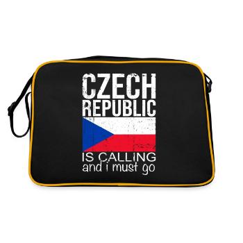 Tchéquie - Sac Retro - noir/or - Dos