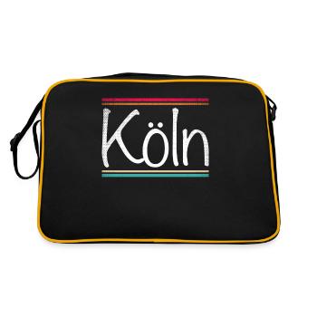Cologne - Retro Bag - black/gold - Back
