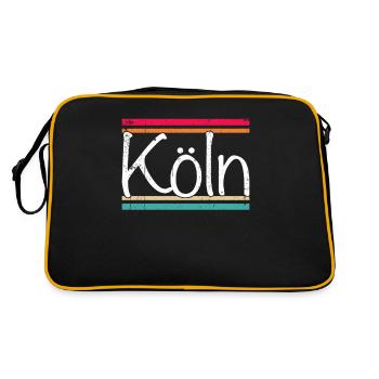 Cologne - Retro Bag - black/gold - Back