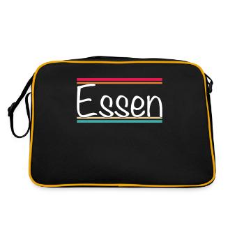 Eat - Retro Bag - black/gold - Back