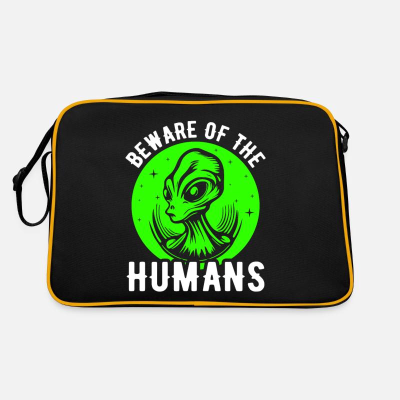Alien, UFO, UAP, Space, Weltraum Flugobjekt Retro Tasche