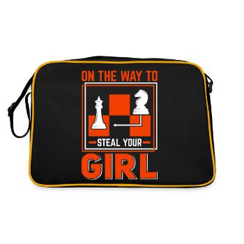 Chess Chess Player Tournament for Clever Minds - Retro Bag - black/gold - Back