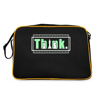 Chess Chess Player Tournament for Clever Minds - Retro Bag - black/gold - Back