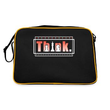 Chess Chess Player Tournament for Clever Minds - Retro Bag - black/gold - Back