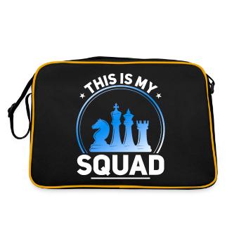 Chess Chess Player Tournament for Clever Minds - Retro Bag - black/gold - Back