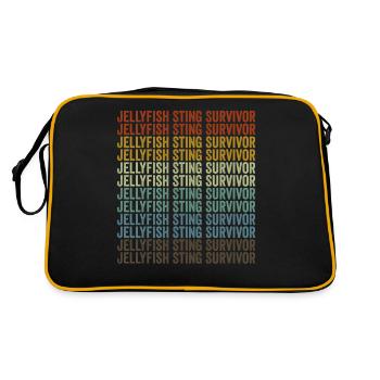 Jellyfish Stitch Survivor Jellyfish Stitch Survivor - Retro Bag - black/gold - Back
