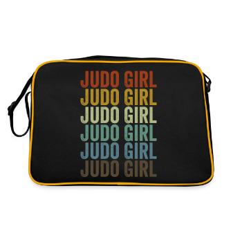 Judo Fille Judo Arts Martiaux Filles - Sac Retro - noir/or - Dos