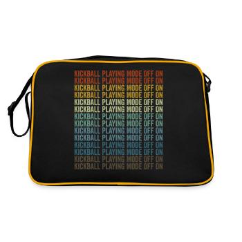Kickball game mode from A Kickball Player - Retro Bag - black/gold - Back
