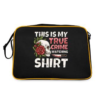 Accro au crime - Sac Retro - noir/or - Dos