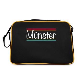 Minster - Retro Bag - black/gold - Back