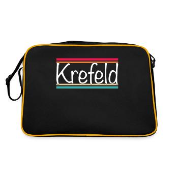 Krefeld - Sac Retro - noir/or - Dos