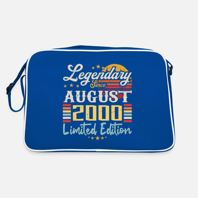 The legends were born in August 2000 anniversary Retro Bag