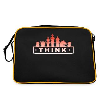 Chess Chess Player Tournament for Clever Minds - Retro Bag - black/gold - Back
