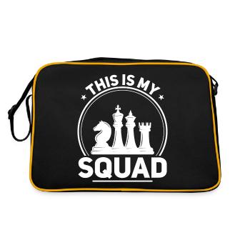 Chess Chess Players Tournament for Clever Minds - Retro Bag - black/gold - Back