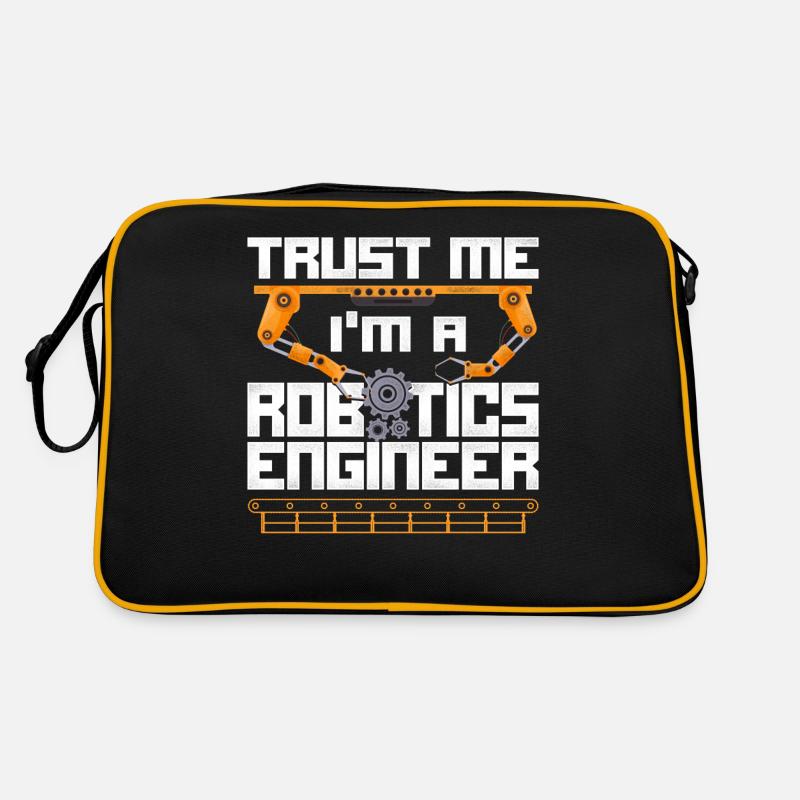 Robot Robotics Engineer Vintage Retro Tasche