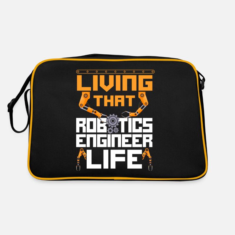 Robot Robotics Engineer Vintage Retro Tasche