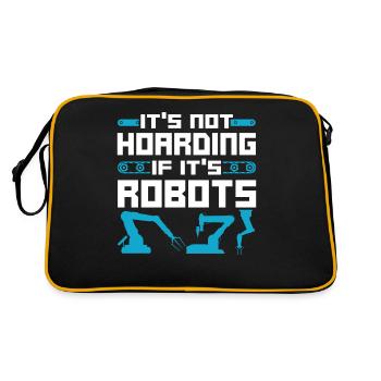 Ingénieur Robotique Robot Vintage - Sac Retro - noir/or - Dos