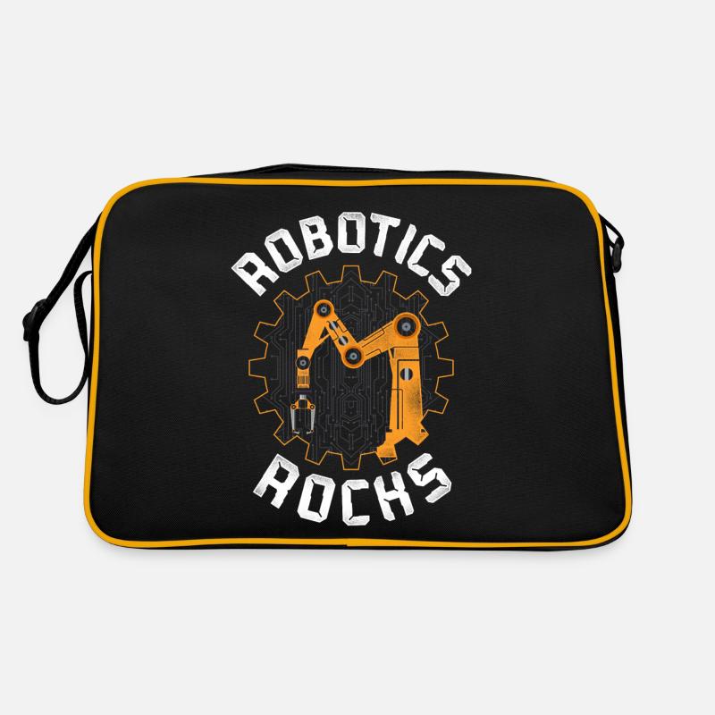 Robot Robotics Engineer Vintage Retro Tasche