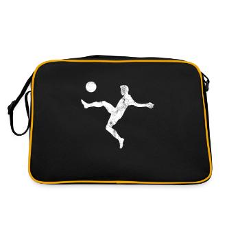 Footballeur - Sac Retro - noir/or - Dos