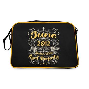 June 2012 | Vintage Gift 2012 - Retro Bag - black/gold - Back