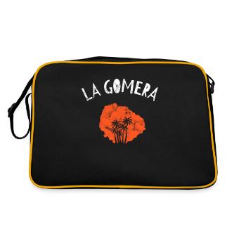 La Gomera - Retro Bag - black/gold - Back