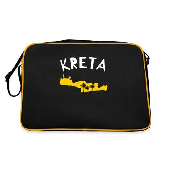 Crete - Retro Bag - black/gold - Back