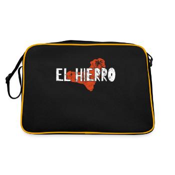 El hierro - Retro Tasche - Schwarz/Gold - Hinten