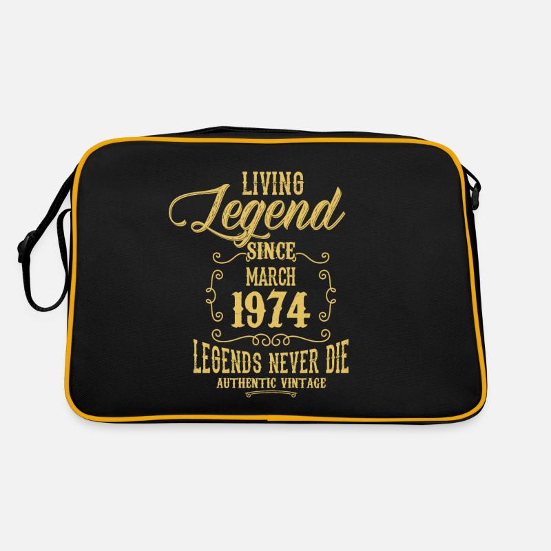 Living Legend since March 1974 Retro Tasche