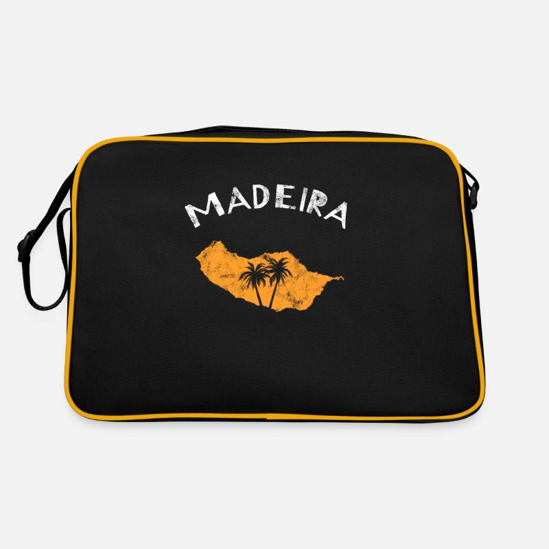 Madeira - Retro Tasche - Schwarz/Gold