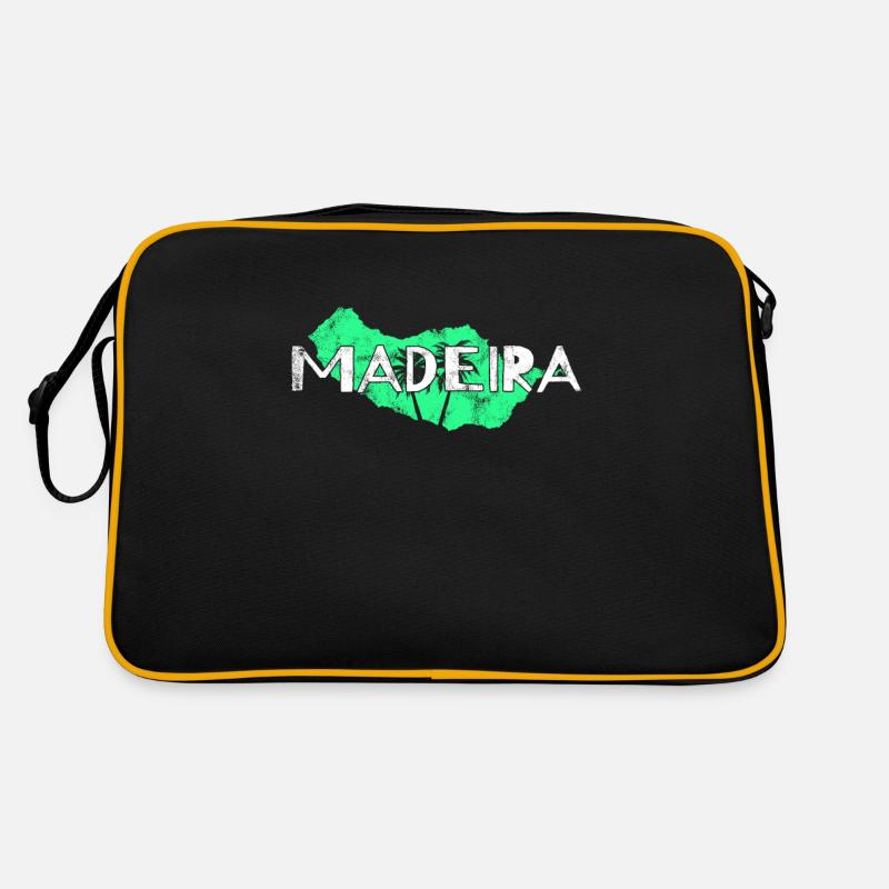 Madeira - Retro Tasche - Schwarz/Gold
