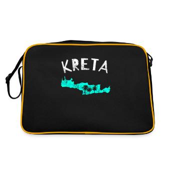 Crete - Retro Bag - black/gold - Back