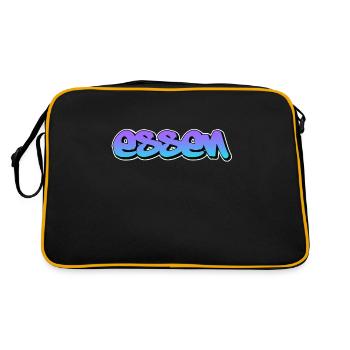 eat - Retro Bag - black/gold - Back