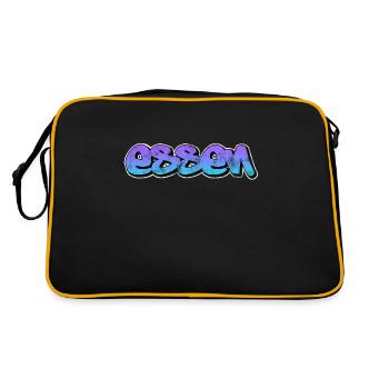 eat - Retro Bag - black/gold - Back