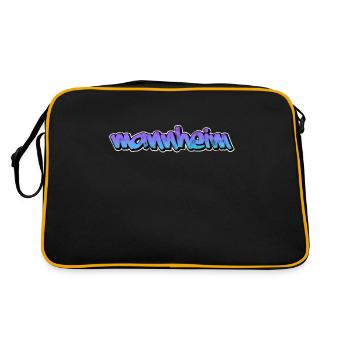 Mannheim - Retro Bag - black/gold - Back