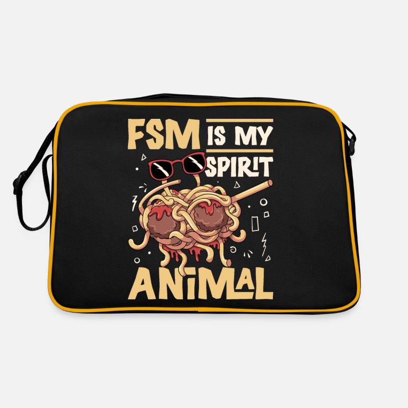 Dab Flying Spaghetti Monster Sac Retro