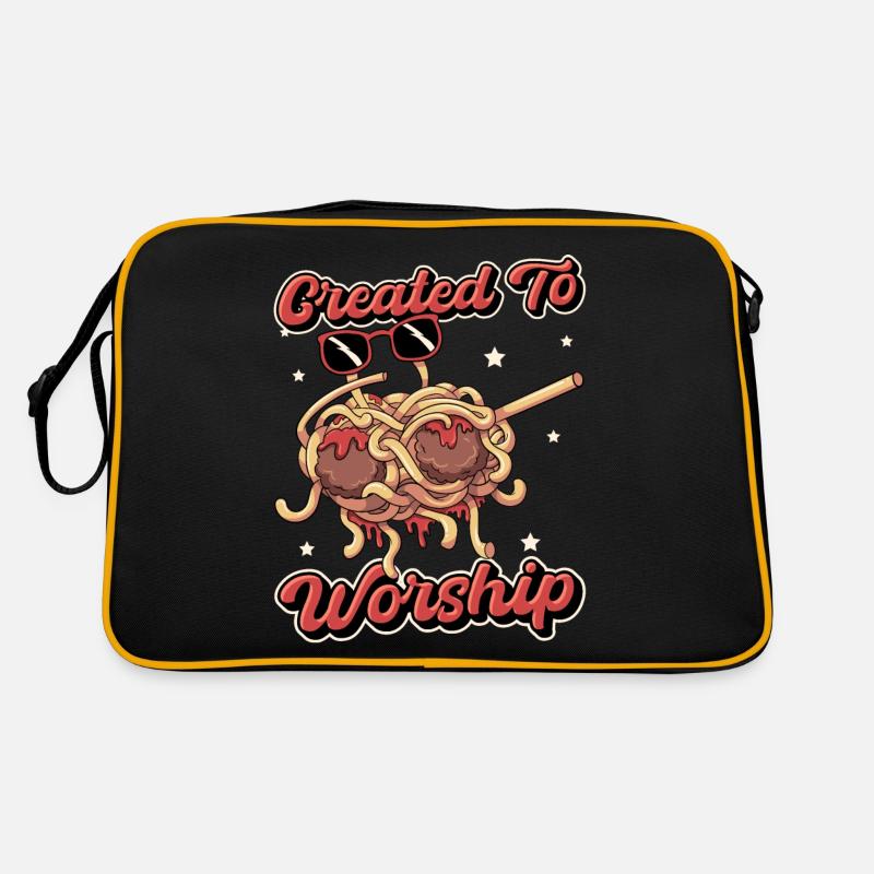 Dab Flying Spaghetti Monster Sac Retro