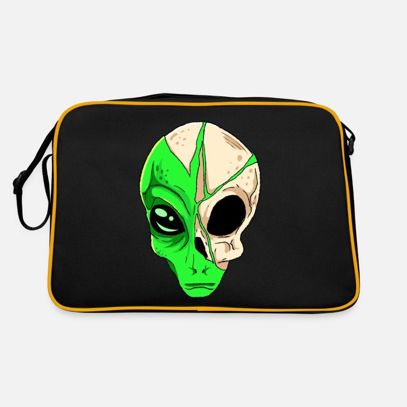 Cryptidcore Esthétique Crâne Alien Cryptid Sac Retro