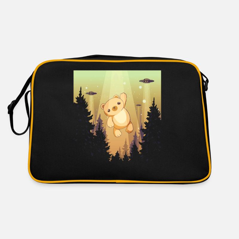 Cryptidcore Aesthetic Kawaii Bear UFO Retro Bag