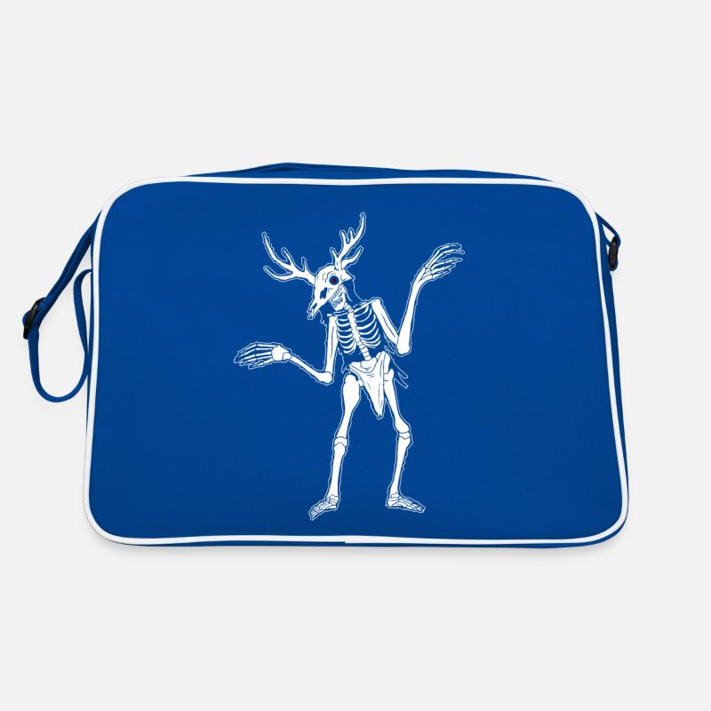 Cryptidcore Aesthetic Skeleton Wendigo Retro Tasche